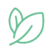 Icône verte représentant deux feuilles superposées, symbolisant la nature, le développement durable et l'engagement environnemental de Revolt Energy Green